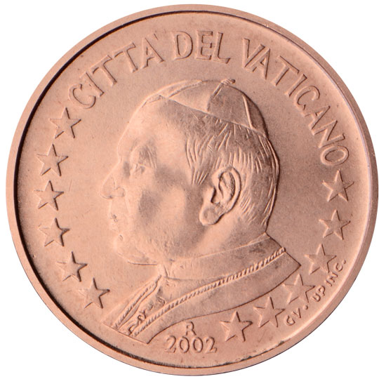 Vatican City € 0,01